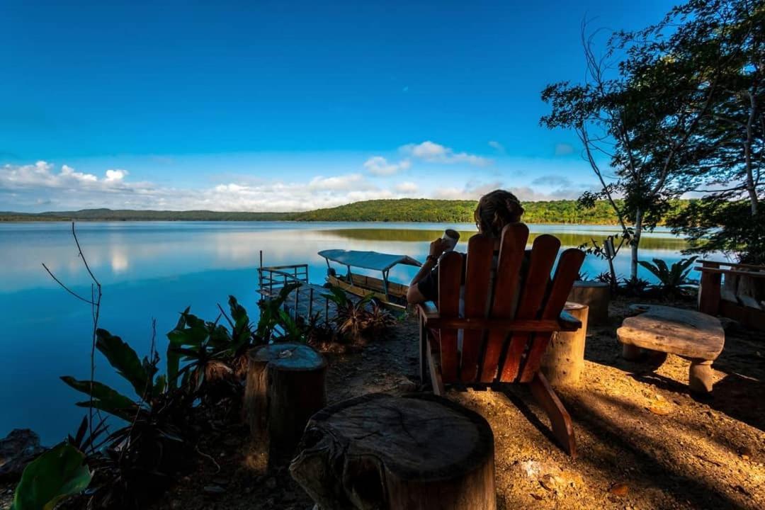Ecolodge El Sombrero Laguna Yaxha Экстерьер фото