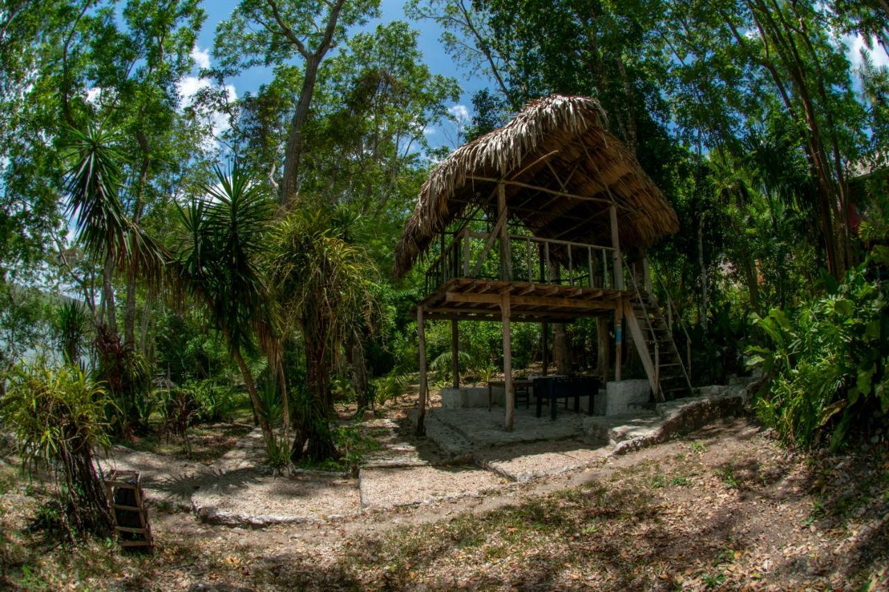 Ecolodge El Sombrero Laguna Yaxha Экстерьер фото