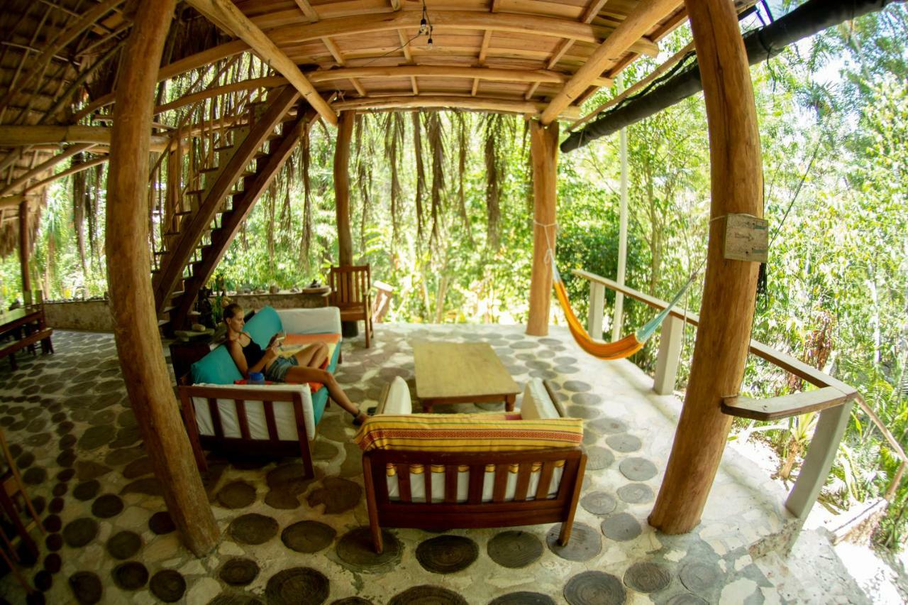 Ecolodge El Sombrero Laguna Yaxha Экстерьер фото